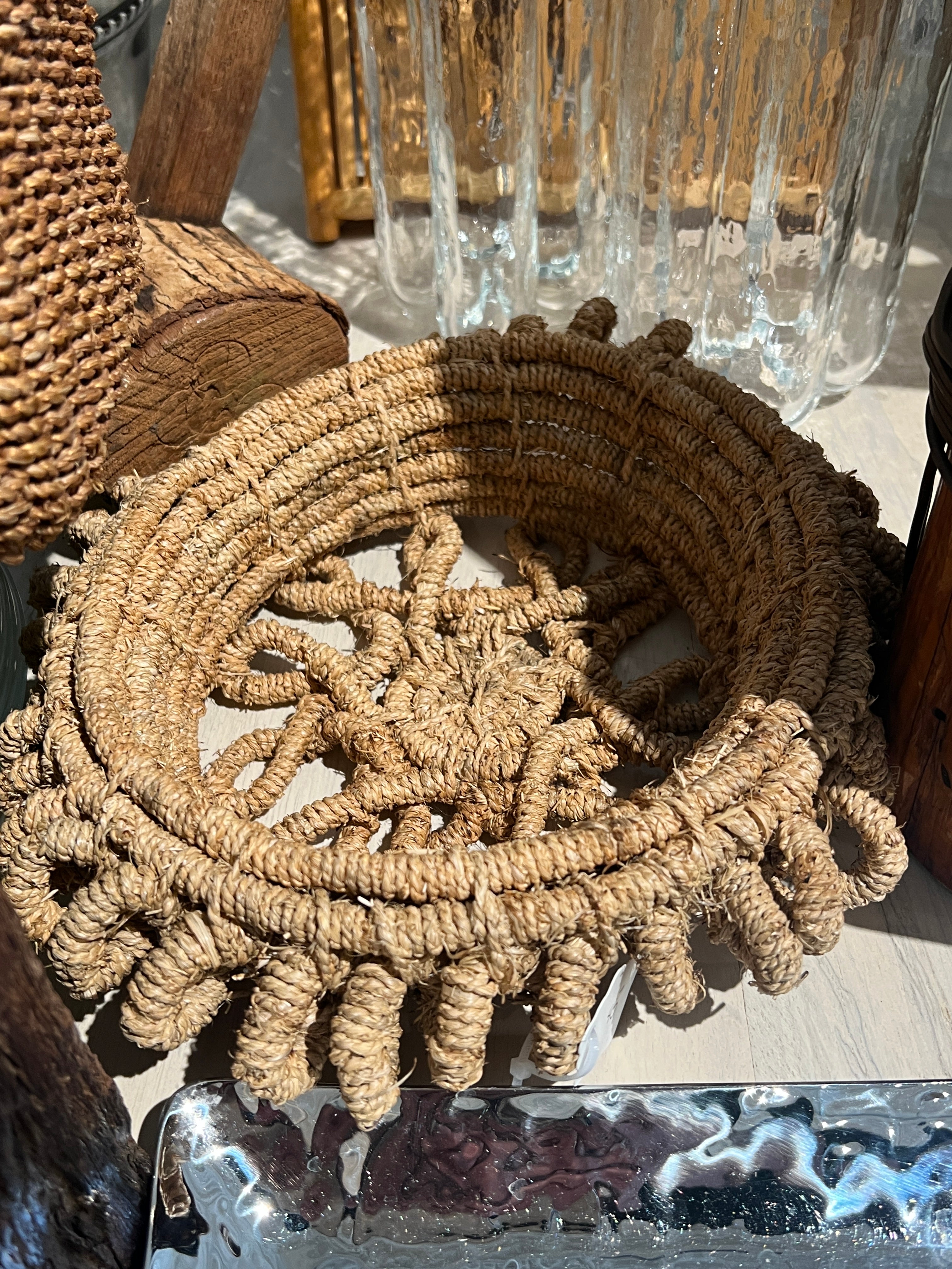 HAND WOVEN DECORATIVE BOWL