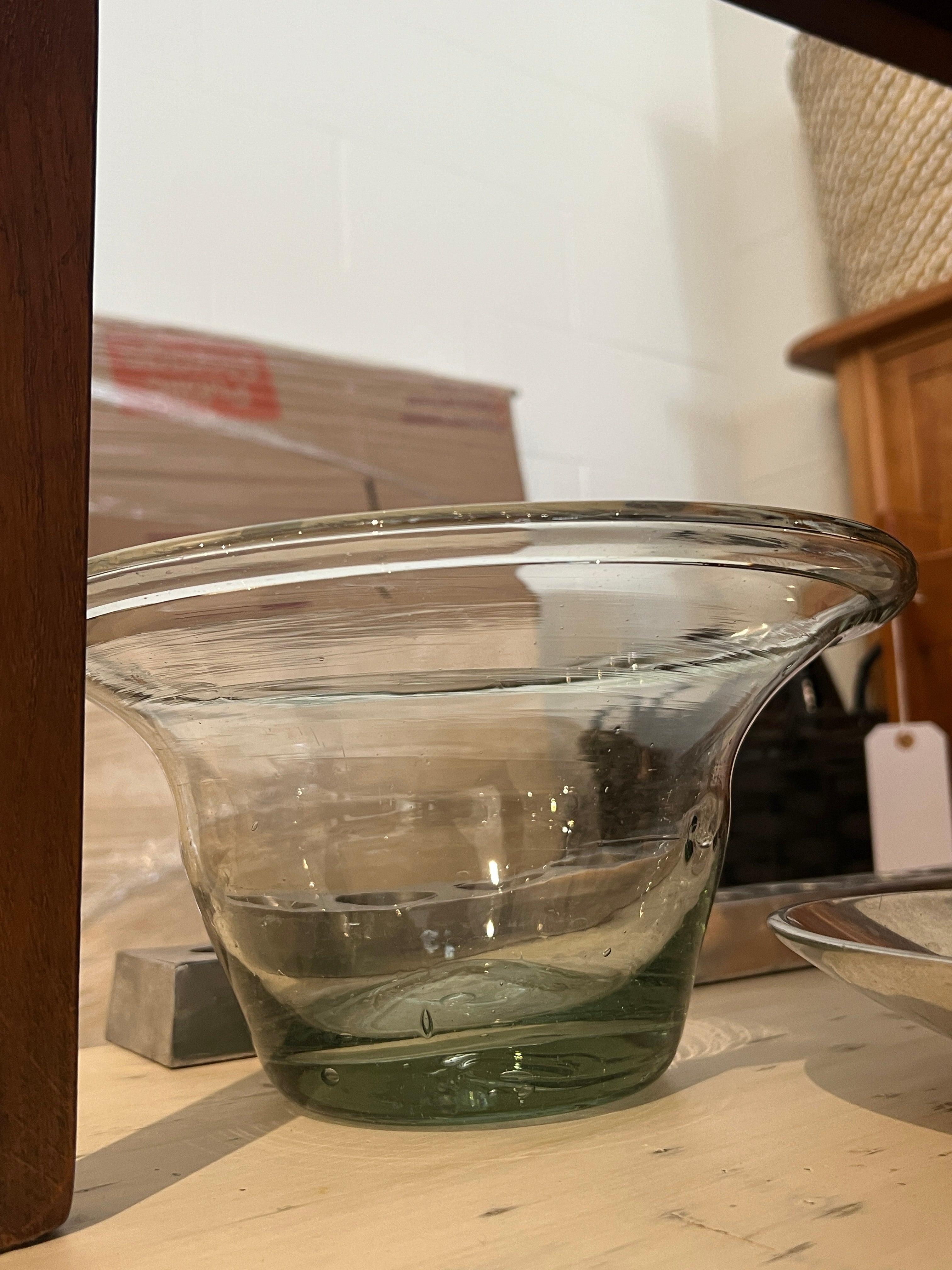 MEXICAN RECYCLED DECORATIVE BOWL FLUTED